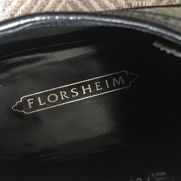 Florsheim Leather Dress Shoes Stratford Wing Tip Deep Burgundy Mens Sz 9C 76400 main image 11